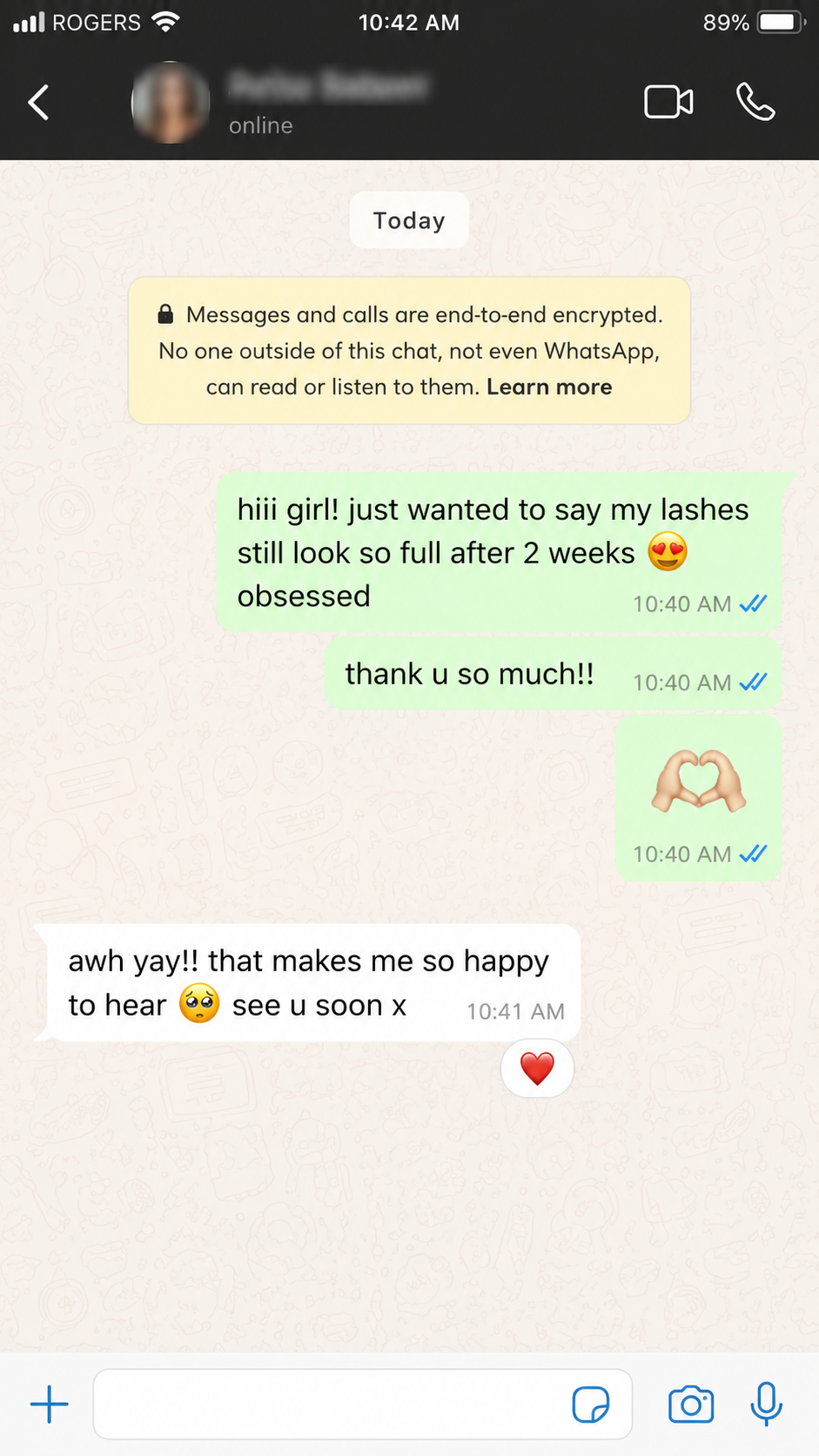 Five-star client review for PB Lashes Toronto (7 of 10)
