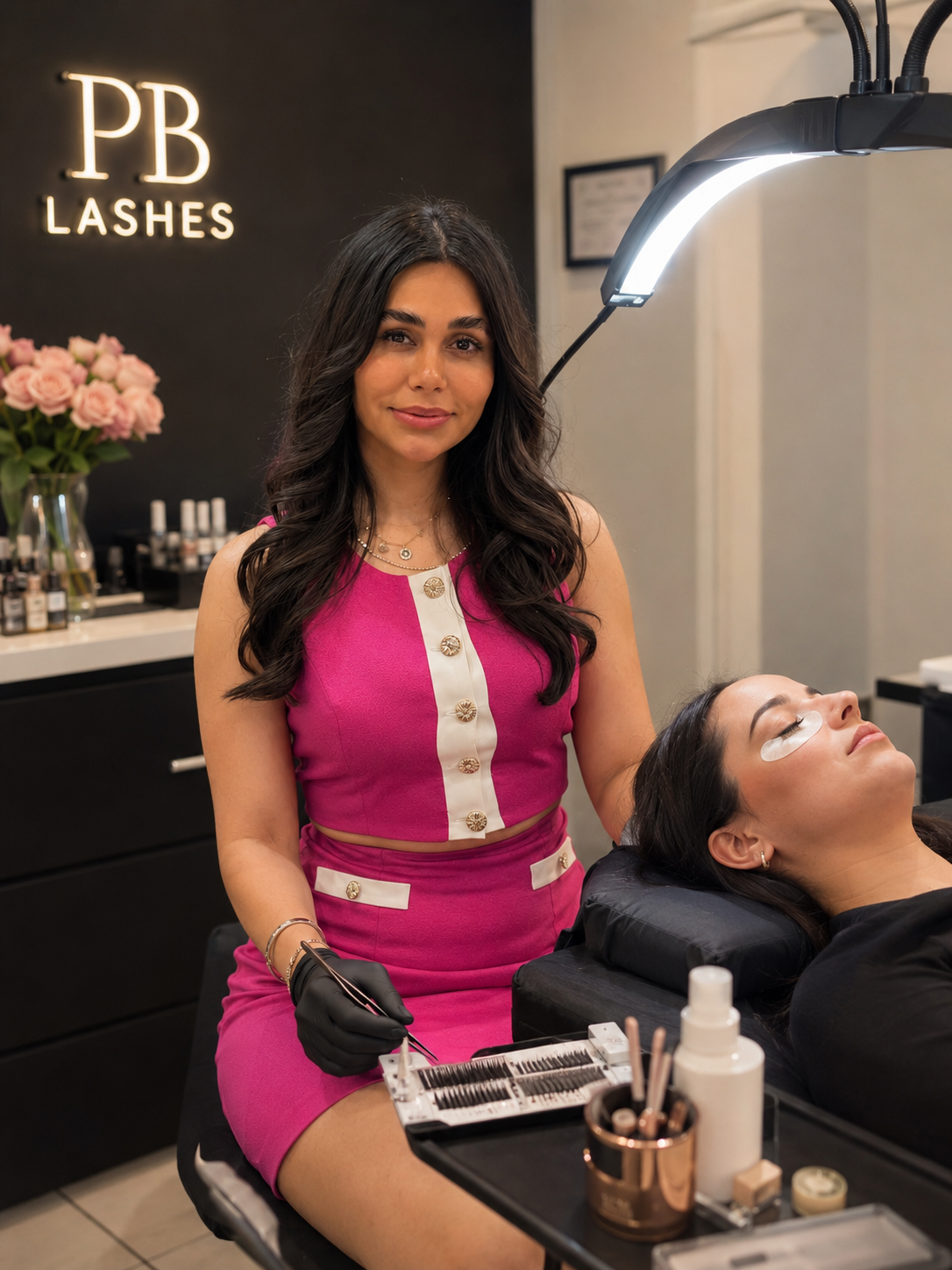 Parisa Babaei, certified lash artist and owner of PB Lashes in Toronto